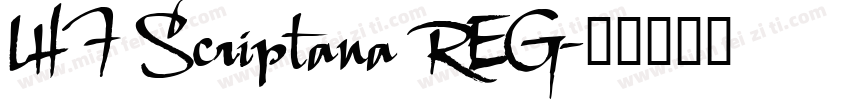 LHF Scriptana REG字体转换